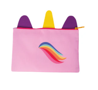 LA PEQUEÑA GALERIA BOLSA DE COLORES CARA UNICORNIO BC5034L