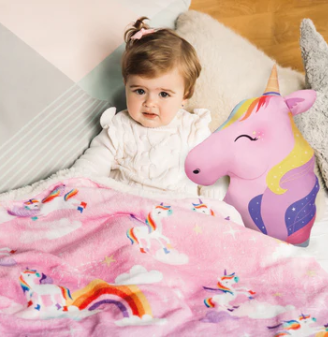 LA PEQUEÑA GALERIA COJIN UNICORNIO CNJ1767L